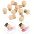 10 Stück weiche und runde Ersatz-Nagellack-Schwammköpfe für einfache Maniküre und DIY
