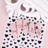 2 Blatt Nagelsticker, Valentinstag Nagelsticker, Herz-Liebe-Design Englische Buchstaben Nagel-Accessoires