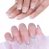 Schwarzes Nagellack-Stempelset mit Schaber - Einfaches DIY-Maniküre-Werkzeug für professionelle Ergebnisse