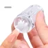 Schwarzes Nagellack-Stempelset mit Schaber - Einfaches DIY-Maniküre-Werkzeug für professionelle Ergebnisse