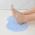 Ein Wandmontierter Duschfuß- und Rückenmassierer mit Massagekissen und Saugnäpfen - Entfernt abgestorbene Haut
