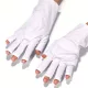 UV-Handschuhe für Gelnägel, fingerlose UV-Licht-Handschuhe, UV-Schutz-Handschuhe für Maniküre, für Zuhause und draußen