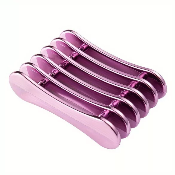 Metall-Stifthalter, Mini 5-Fächer Stiftorganizer, multifunktionales Acryl-Nagelentferner-Werkzeug, kompakt für Salon und Zuhause