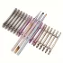 Metall-Stifthalter, Mini 5-Fächer Stiftorganizer, multifunktionales Acryl-Nagelentferner-Werkzeug, kompakt für Salon und Zuhause