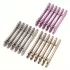 Metall-Stifthalter, Mini 5-Fächer Stiftorganizer, multifunktionales Acryl-Nagelentferner-Werkzeug, kompakt für Salon und Zuhause