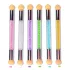 Gradient Sponges Nageldesign-Pinselset mit 4 austauschbaren Köpfen – Acrygel, glitzernde und pudersammelnde Dotting-Werkzeuge für professionelle Nagelkünstler