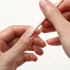 100 Stück Nagelhautschieber aus natürlichem Orangenholz - Geruchlose Nagelpflegewerkzeuge für Maniküre & Pediküre, Ideal für Zuhause und Salon