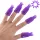 10 Stück UV-Gellack-Entferner-Set - Professionelle Kunststoff-Acryl-Nageldekorations-Soak-Off-Kappen für einfache Anwendung und Entfernung