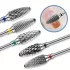 5 Stk. Wolframkarbid Nagelfräser, rotierende elektrische Hartmetallfräse für Maniküre Gellackentfernung 7,62/81,28 cm Nagelfeile Pediküre