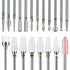 20-teiliges Bohrer-Set für Acrylnägel – 3/32'' Keramik- und Hartmetallbohrer für Nagelfräser, professionelle Maniküre, Pediküre, Nagelpflege, duftstofffrei