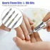 20-teiliges Bohrer-Set für Acrylnägel – 3/32'' Keramik- und Hartmetallbohrer für Nagelfräser, professionelle Maniküre, Pediküre, Nagelpflege, duftstofffrei