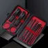 Professionelles Maniküre- und Pediküre-Set, präzise Nagelpflegewerkzeuge aus rostfreiem Stahl mit langlebiger Reisetasche, salonfähiges Pflegeset für Zuhause und unterwegs