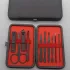 Professionelles Maniküre- und Pediküre-Set, präzise Nagelpflegewerkzeuge aus rostfreiem Stahl mit langlebiger Reisetasche, salonfähiges Pflegeset für Zuhause und unterwegs