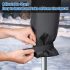 1 Stk. Premium Schwarze Isolierende Gartenhahnabdeckung - Wasserdicht, Verdickter Frostschutz für Außenhähne - Robuster Winterrohrschutz