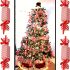 20 Stk. Rot Gestreifte Weihnachtsbonbon Geschenkboxen mit Bändern