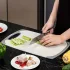 3er Set Sicherheits- und rutschfeste Kunststoff-Schneidebretter