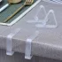 10 Stück Transparente Winddichte Tischdeckenklammern