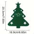10er-Set, Filz-Besteckhalter für Weihnachtsbaum, Weihnachts-Bestecktasche, rot und grün für Weihnachtsfeiern, festliche Dinnerparty-Deko