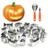 24-teiliges Halloween Kürbisschnitz-Set