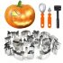 24-teiliges Halloween Kürbisschnitz-Set