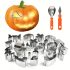 24-teiliges Halloween Kürbisschnitz-Set