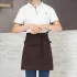 Einfarbige Polyester-Taille Schürze mit Tasche für Männer und Frauen, Schürze für Restaurant, Kassierer, Barista, Saft- und Cafébar