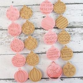 10-teiliges Weihnachtsplätzchen-Ausstecherset