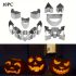 10-teiliges Halloween-Kürbisschnitz-Set aus rostfreiem Stahl - Perfekt für DIY-Backen und Dekoration - Geeignet für verschiedene Kürbisgrößen - Marke: Sinzaz