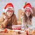 9-teiliges Weihnachtsplätzchen-Ausstecherset mit 3D-Prägestempeln für festliches Backen