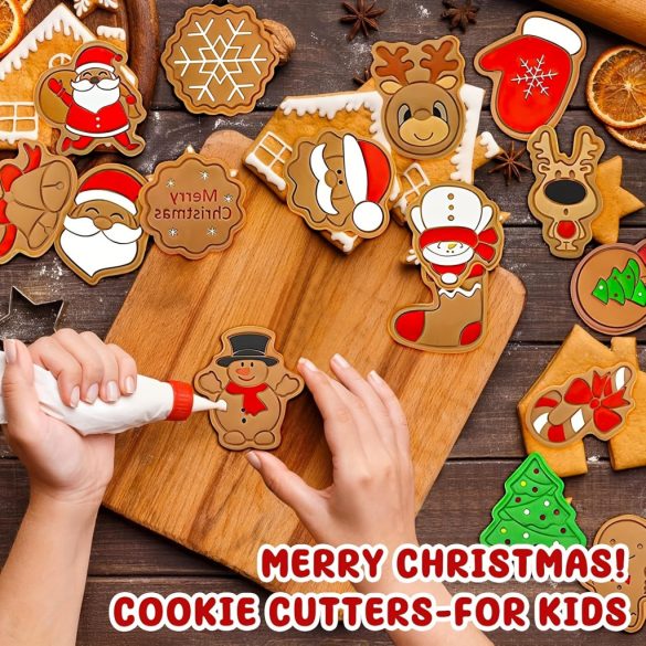 8-teiliges Weihnachtsplätzchen-Ausstecherset