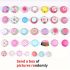 100-teiliges gemischtes Cupcake-Papier - Ölbeständige Papierbackformen für Muffins und Cupcakes, Lebensmittelsicher, gemischte Designs für den Küchengebrauch