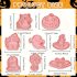 8-teiliges Halloween-Ausstechform-Set
