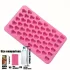 1 Stk. 55-Loch 3D Eiswürfelform Mini Herz Silikonform Schokolade Fondant Form Teig Gelee Keks Backform Kuchen Dekorationswerkzeuge