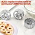 9er Set, Weihnachtsplätzchen-Ausstecher, Edelstahl-Ausstechformen, Weihnachtskeksformen