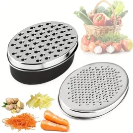   Käsereibe mit Behälter und Deckel – perfekt für harte und weiche Käse, Zitrusfrüchte, Gemüse, Nüsse