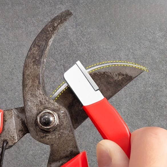 Professioneller Küchenmesserschärfer mit rutschfestem Griff, langlebig für alle Messertypen, inklusive Gartenscheren - Kunststoff, manuell ohne Strom