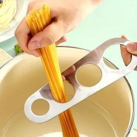   Limiter Nudelmaß, Edelstahl Nudel-Messgerät, Spaghetti-Messgerät, wiederverwendbare Nudel-Portionskontrolle, Küchen-Gadgets, Haushalts-Küchenwerkzeuge, Küchenzubehör