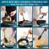 43-tlg./Set, Silikon Kochgeschirrset, Antihaftbeschichtet, Hitzebeständiges Küchenutensilienset mit Holzgriff zum Backen, Kochen, Rühren