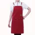 Leinwand wasserdichte Essenschürze mit Taschen, perfekt für Cafés und Restaurants