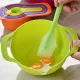10-tlg. Set Rührschüssel, Bunte Messbecher und Löffel, Salatschüssel-Set, Kunststoff-Messbecher-Set, Backform, Küchenmesssieb