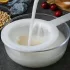 Joghurt, Teesieb - Soja, Tee, Kaffee Netzfilter für Milch- und Getränkezubereitung - Großes Netzgerät für Mandelmilch, Robuster Nylonbeutel
