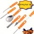 7-teiliges Halloween-Kürbisschnitzset