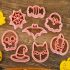 8-teiliges Halloween-Ausstechformen-Set