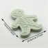 3D Skelett Lebkuchenmann Ausstechform Set, Kunststoff Keksstempel für Backen und Tortendekoration