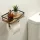 Platzsparender wandmontierter Toilettenpapierhalter mit Ablagefläche