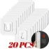 20 Stück doppelseitiger selbstklebender Wandhaken