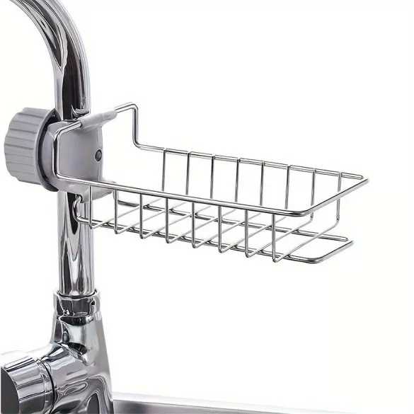 Küchenspüle Schwammhalter aus rostfreiem Stahl