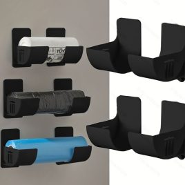 Verstellbarer Küchenorganizer für Folien und Müllbeutel