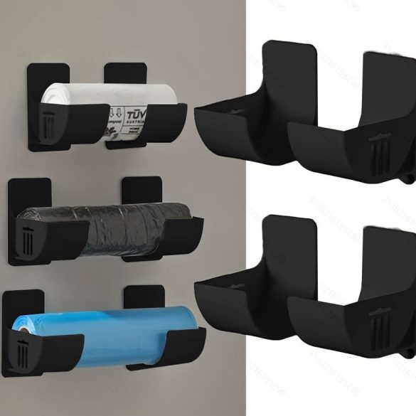 Verstellbarer Küchenorganizer für Folien und Müllbeutel