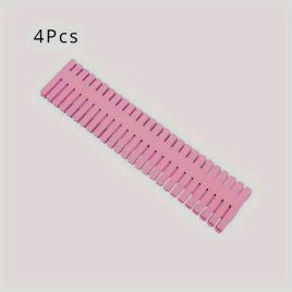   4b Kunststoff Tisch- und Schubladenorganizer mit anpassbaren Trennwänden